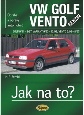 VW GOLF III/VENTO benzin • 9/91 - 12/98 • Jak na to? č. 19 ►SLEVA◄